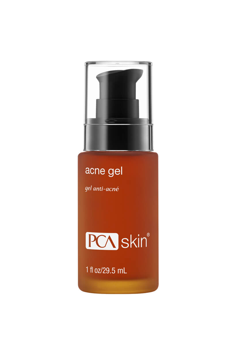 Pump bottle of PCA SKIN Acne gel