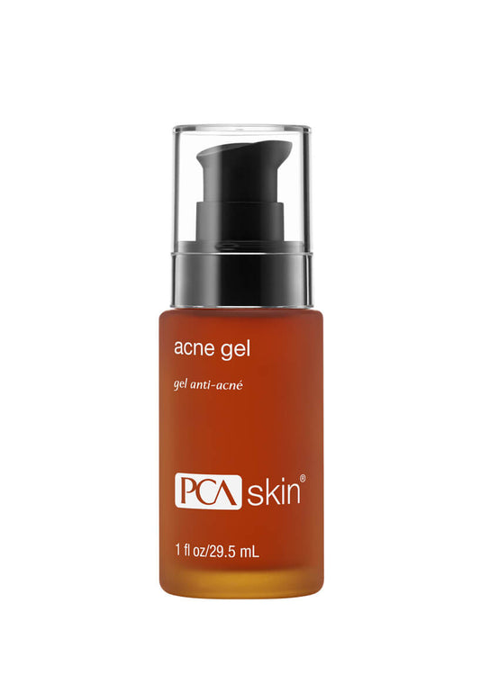 Pump bottle of PCA SKIN Acne gel