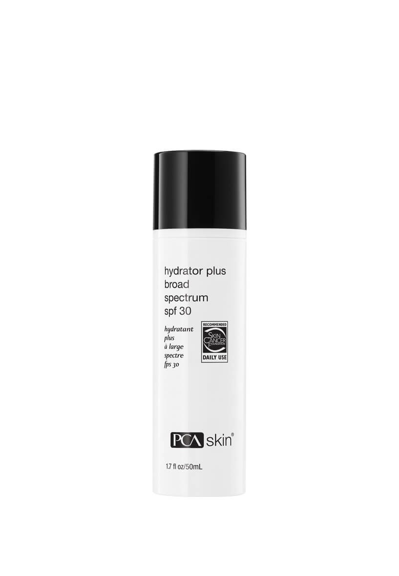 Bottle of PCA Skin hydrator plus broad spectrum SPF 30
